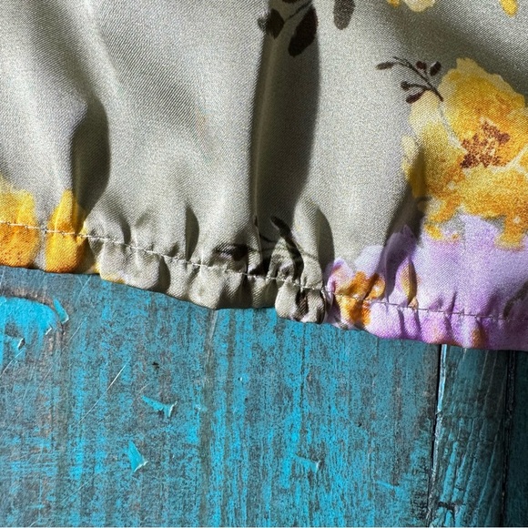 Addition Elle Floral Flutter-Sleeve Wrap Dress Size 3x - Picture 15 of 15